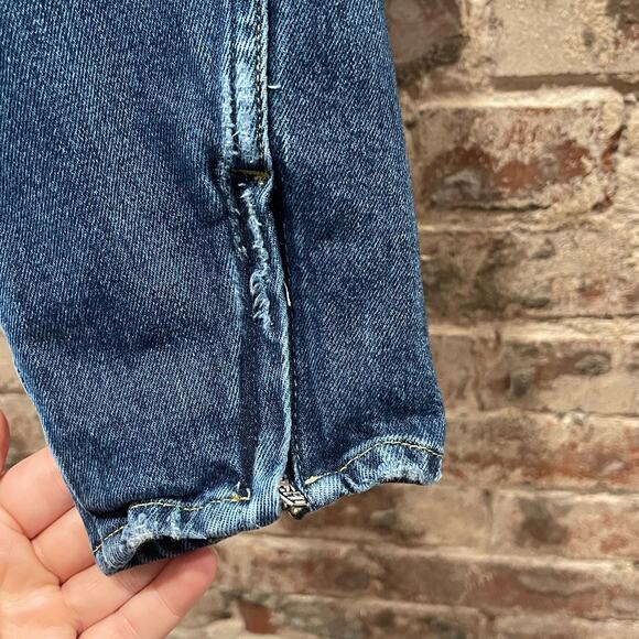 AMO Twist Zip Skinny Jeans In Sapphire Wash Size 29 - Picture 5 of 10